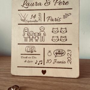 Lámina personalizada para parejas o familias