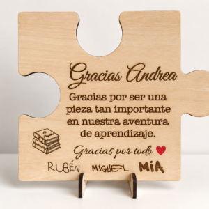 Pieza de puzzle personalizada