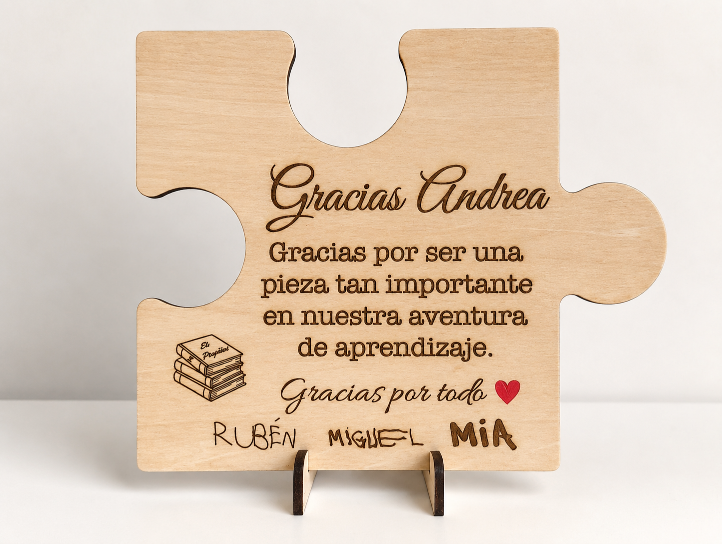 Pieza de puzzle personalizada
